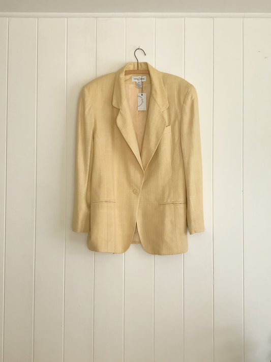 Cornbread Silk Tweed Blazer