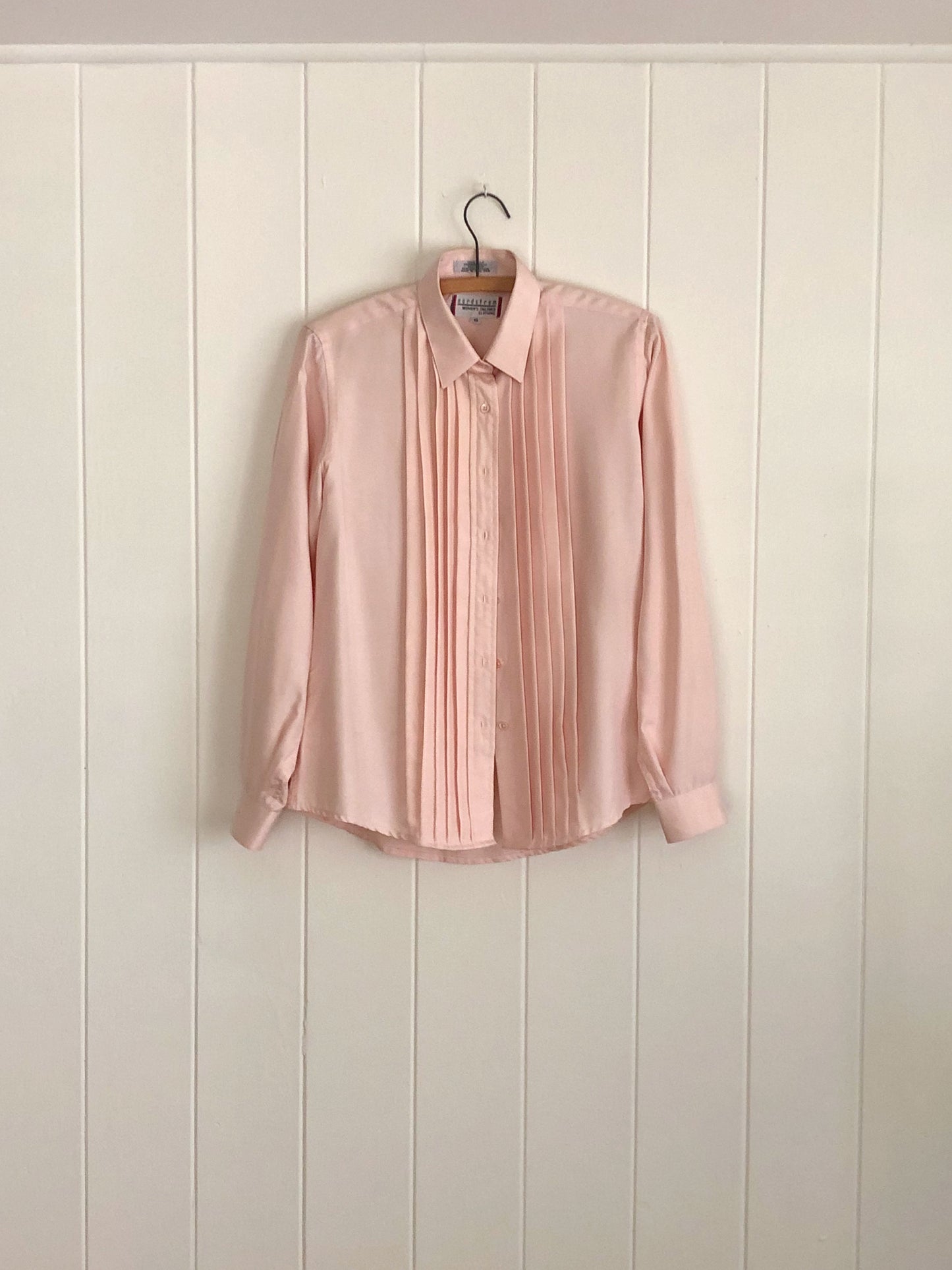 Guava Silk Tuxedo Button-up