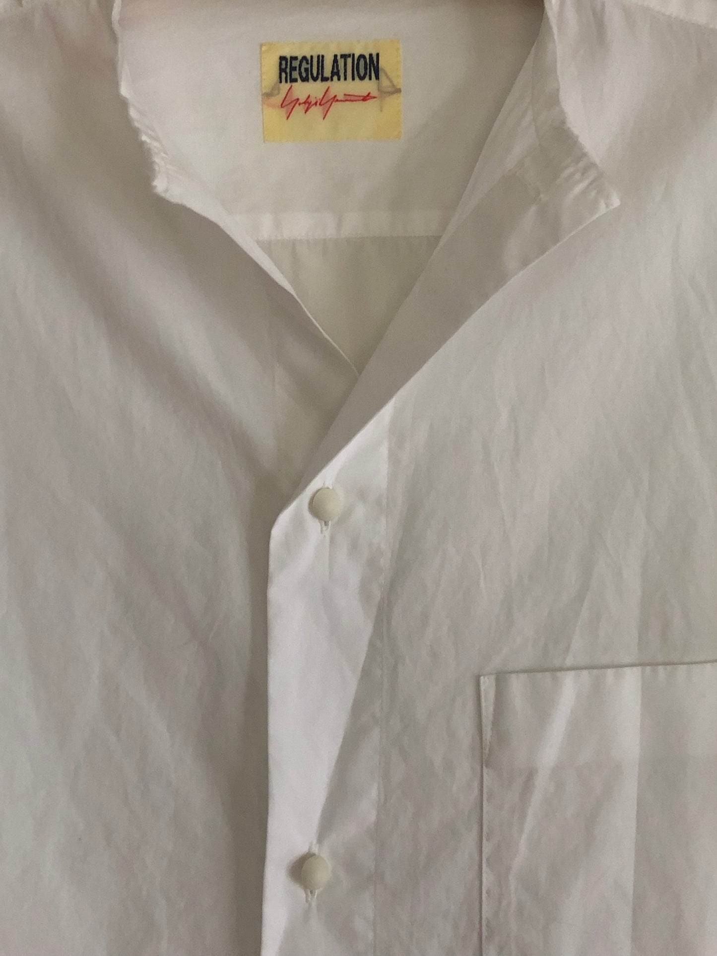 Meringue Yohji Yamamoto Poplin Top