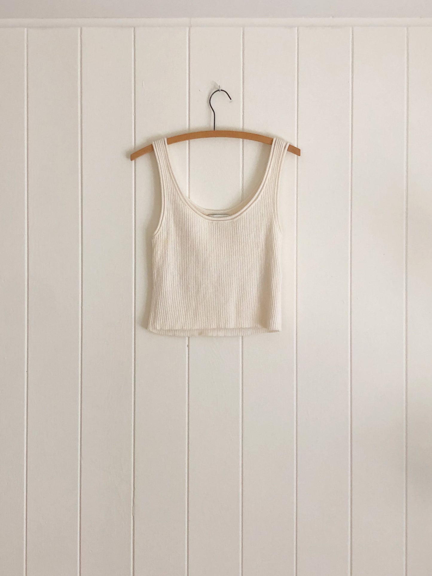 Mochiko Rib-Knit Cropped Tank