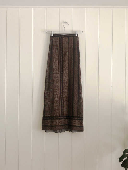 Cacoa Peru Pattern Skirt