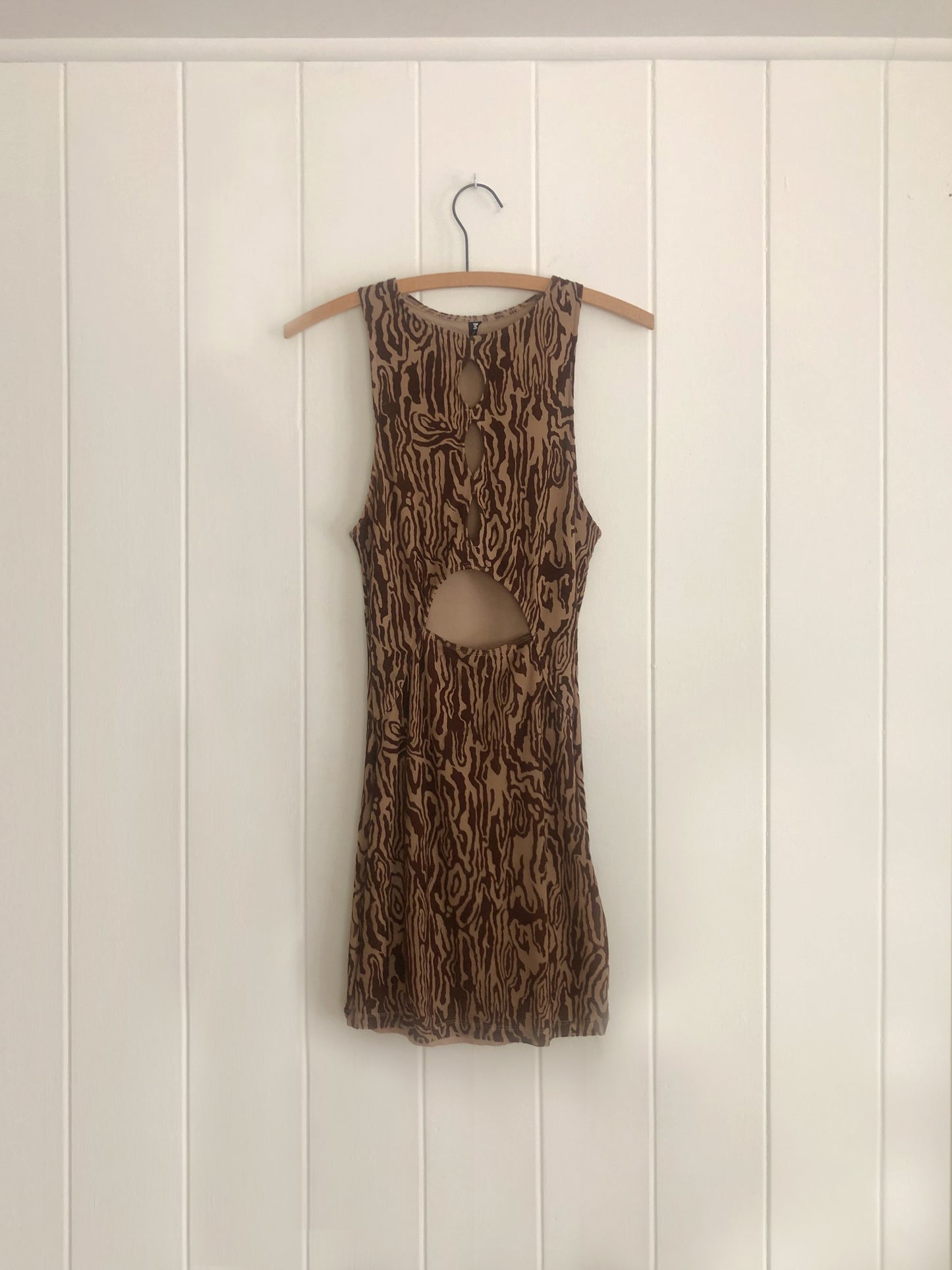 Mushroom Medley Di-Cut Dress